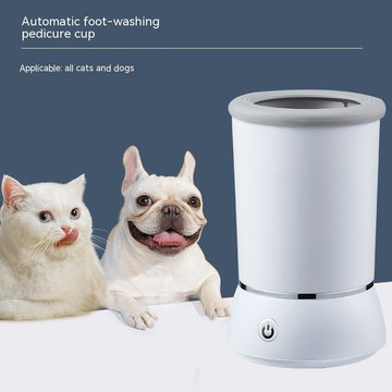 New Automatic Pet Paw Cleaning Cup Foot Washing Dogs And Cats Electric Cleaning Device