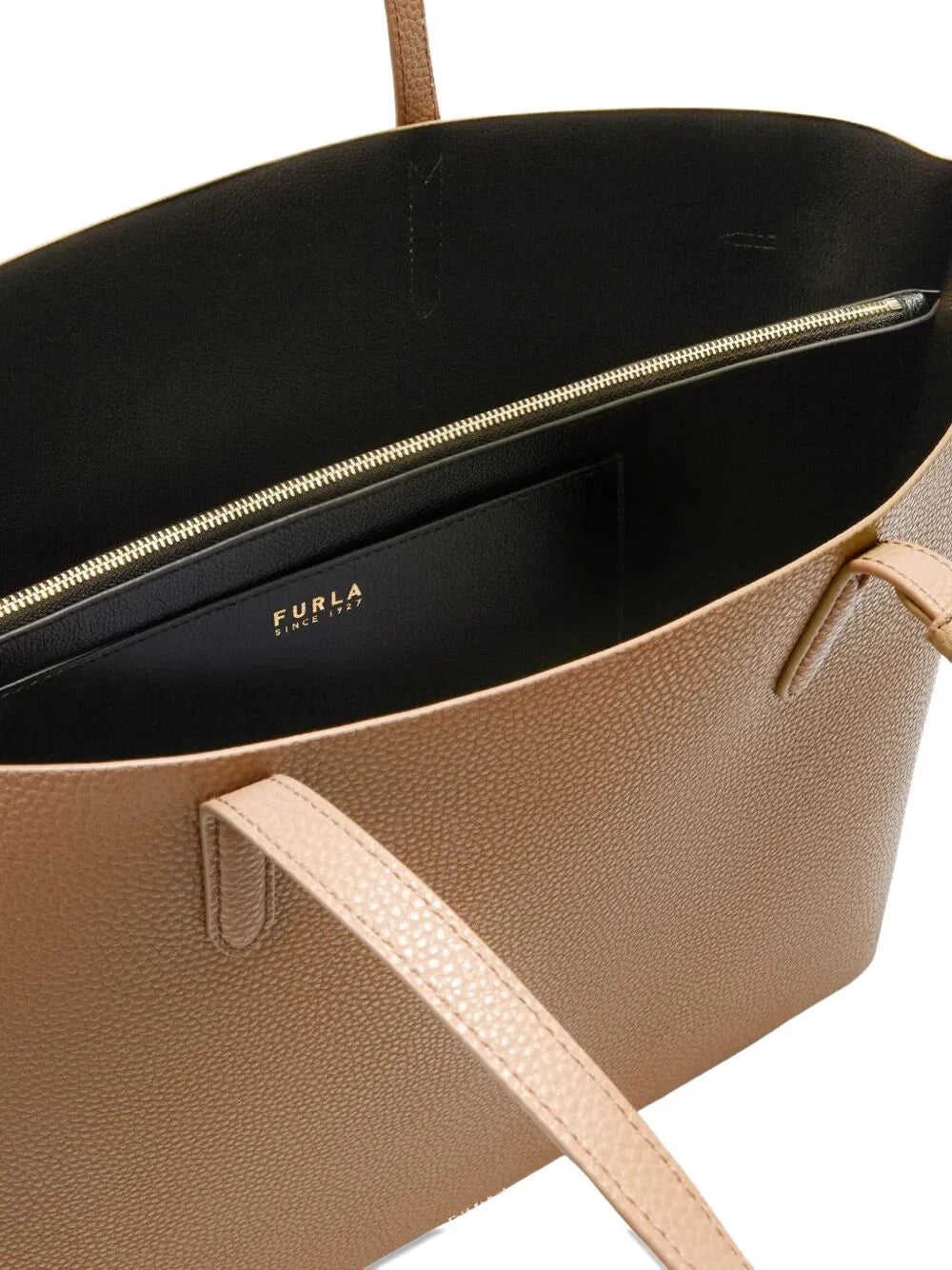 " AVA" DOUBLE CALF LEATHER LARGE TOTE BAG