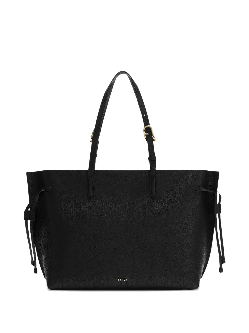 " AVA" CALF LEATHER LARGE TOTE with ZIP BAG