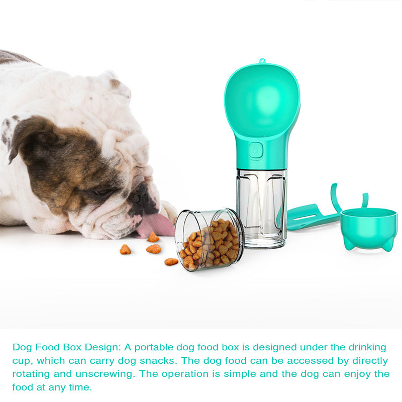 Portable Pet Outdoor Travel 3 In 1 Dog Water Bottle