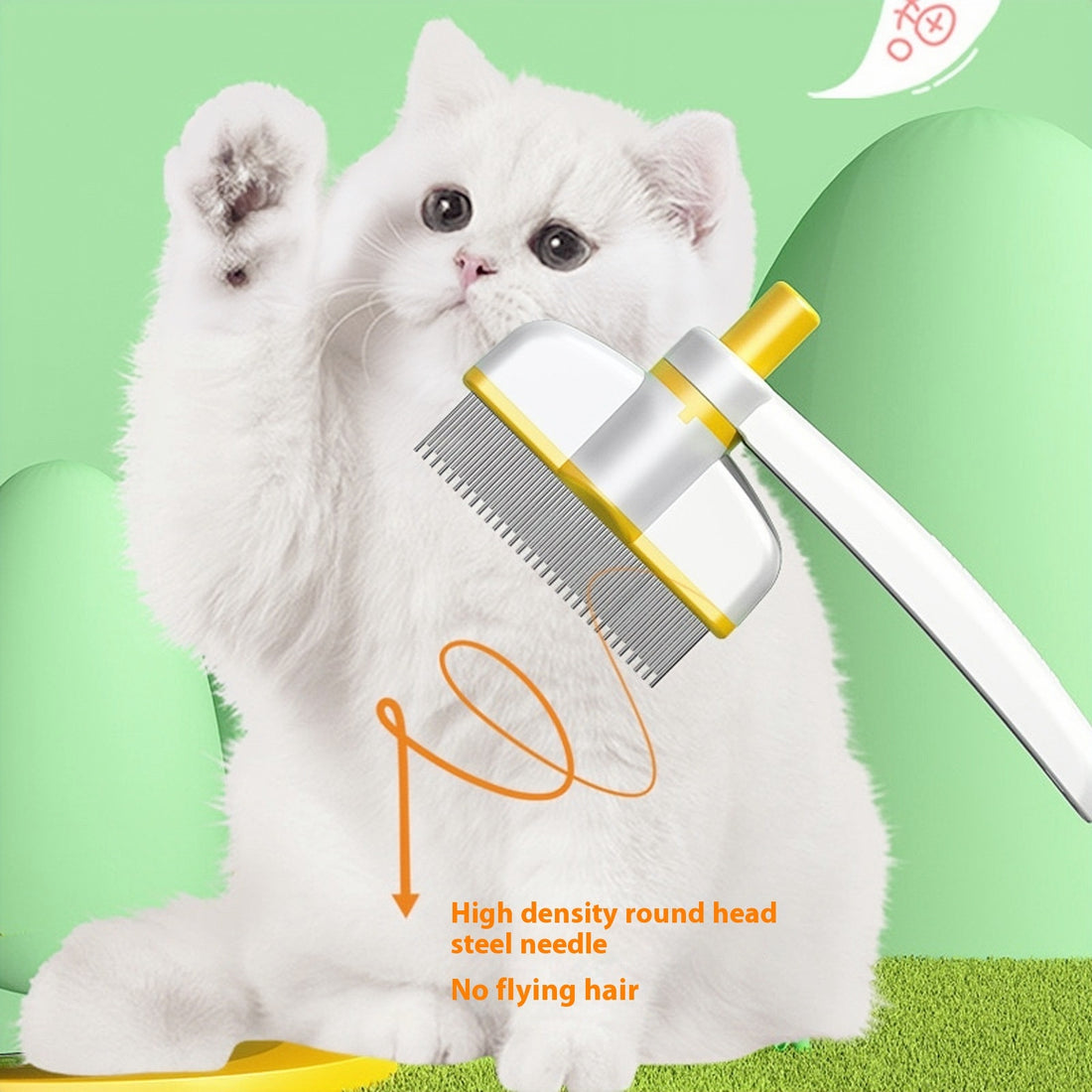 New Self-Cleaning Pet Hair Comb