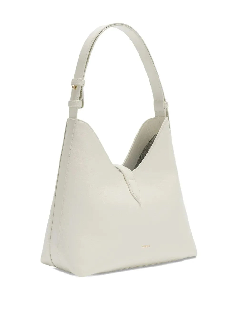 " GOCCIA" NIGHT CALF LEATHER SMALL HOBO BAG