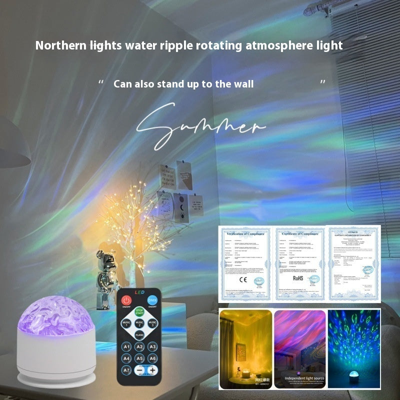 LED Aurora Projector Lamp – Night Light & Room Decor